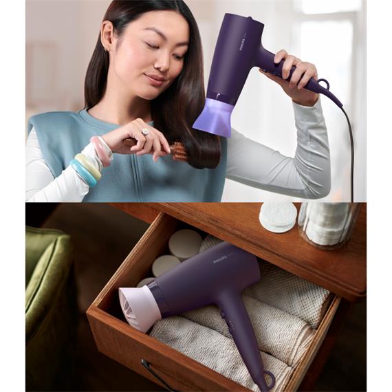 Philips BHD340/10 Secador de Pelo ThermoProtect Azul 2.100W