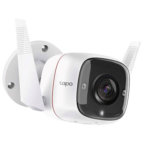 Tp-Link Tapo TC65 Cámara de Vigilancia Exterior IP66, 2K, 3MP, Visión nocturna, WiFi, Alarma