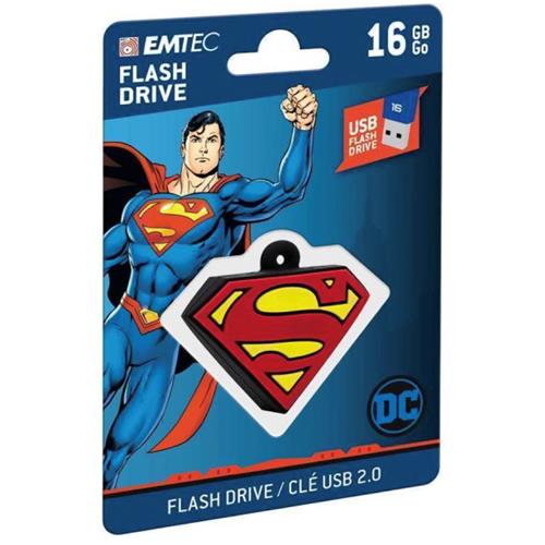 Memoria USB 2.0 16GB Emtec Colector DC Superman