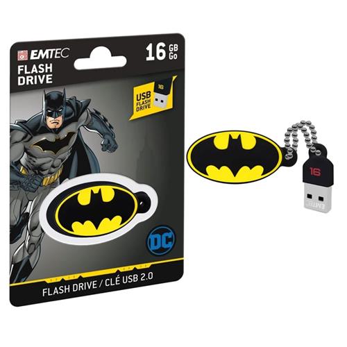 Memoria USB 2.0 16GB Emtec Colector DC Batman