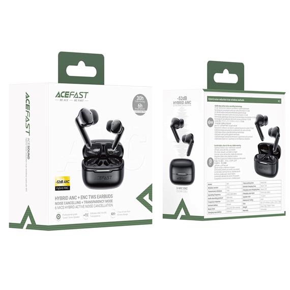 Acefast W5 Auricular Bluetooth con Noise Cancel Híbrido