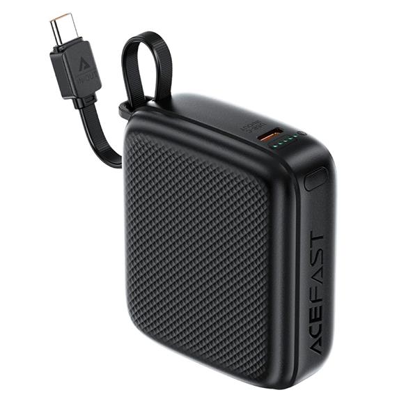 Powerbank 10.000mAh Acefast M15-10000 PD20W Con Cable USB-C Integrado
