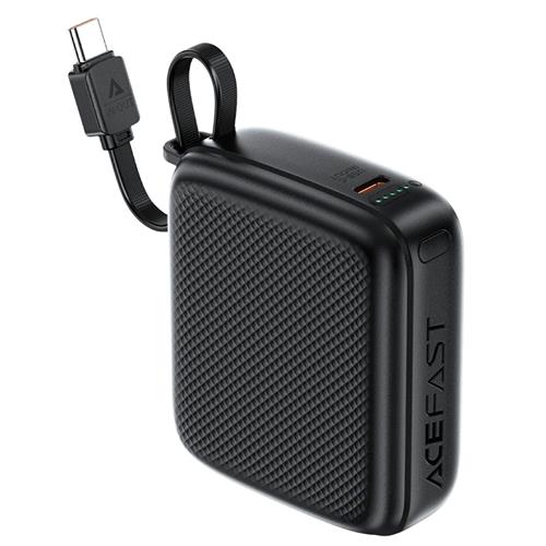 Powerbank 10.000mAh Acefast M15-10000 PD20W Con Cable USB-C Integrado