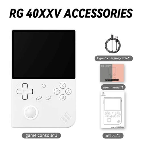 Anbernic RG 40XXV 64GB Consola Retro Linux 64bits Pantalla 4" White