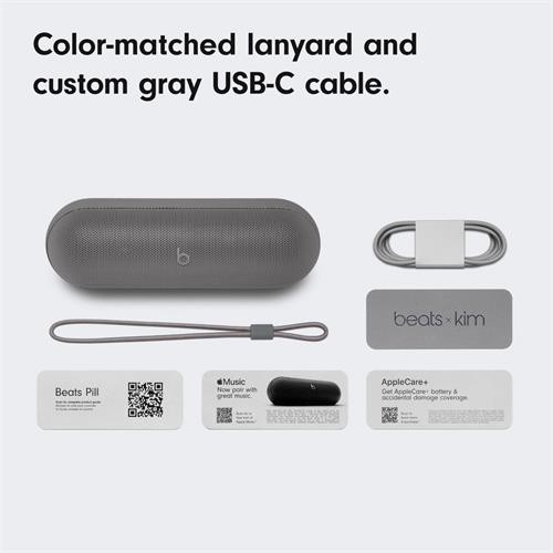 Beats Pill x Kim Kardashian (3ª Gen) Altavoz Inalámbrico Gris Oscuro (MAX44LL/A)