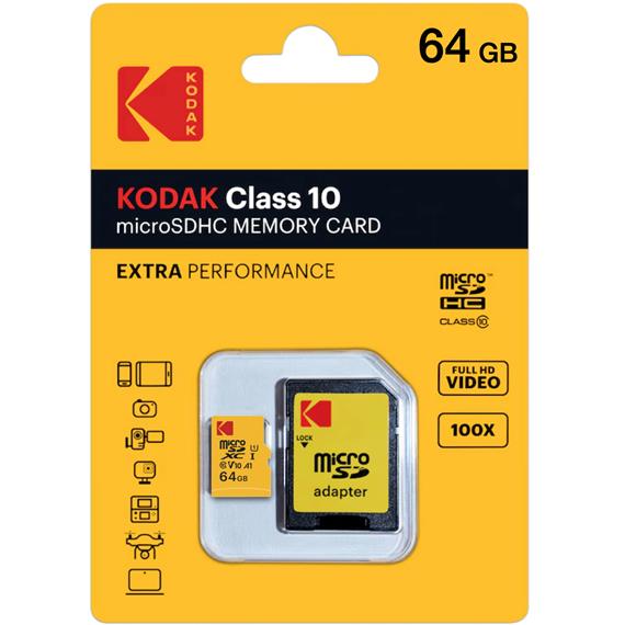 Memoria Micro Sdxc 64GB UHS-I U1 V10 90MB/S Kodak