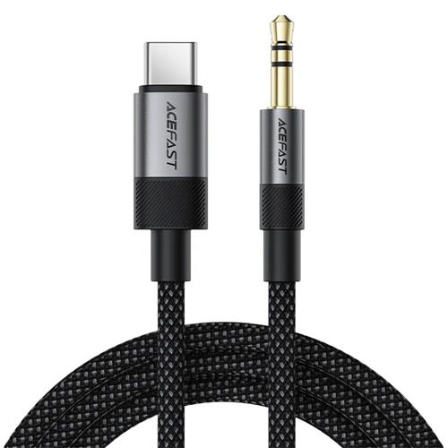 Acefast J11 Adaptador USB-C a Jack 3.5mm Macho Negro