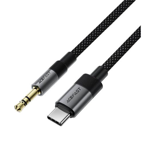 Acefast J11 Adaptador USB-C a Jack 3.5mm Macho Negro