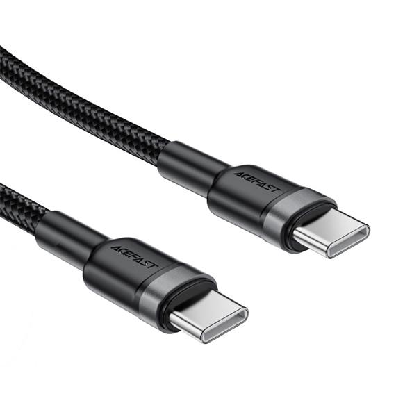 Cable USB-C a USB-C Acefast C22-03 60W 1.2 Metros Resistente Negro