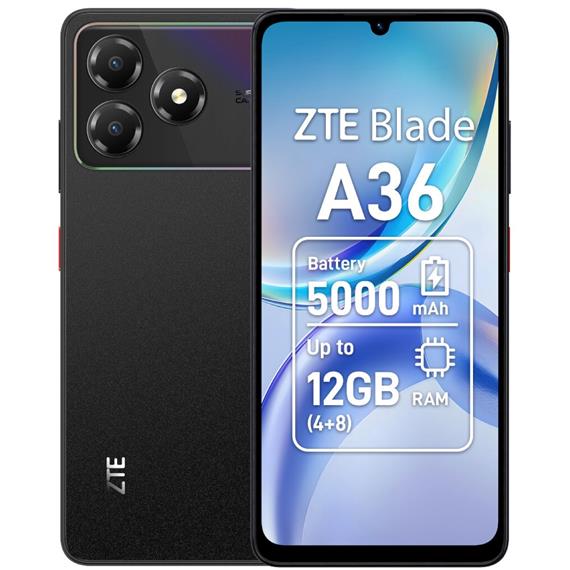 Zte Blade A36 4+8GB 64GB Nebula Black