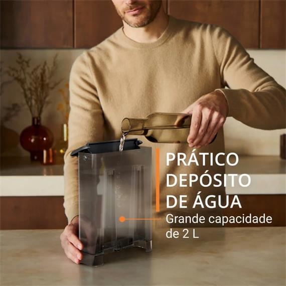 Krups XP384E10 Cafetera Espresso Semi Automática 15 Bar con Espumador
