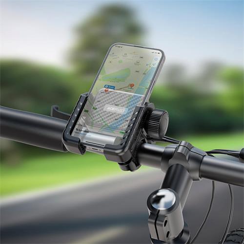 Acefast D58 Soporte de Móvil para Bicicleta y Patineta, Antideslizante Negro