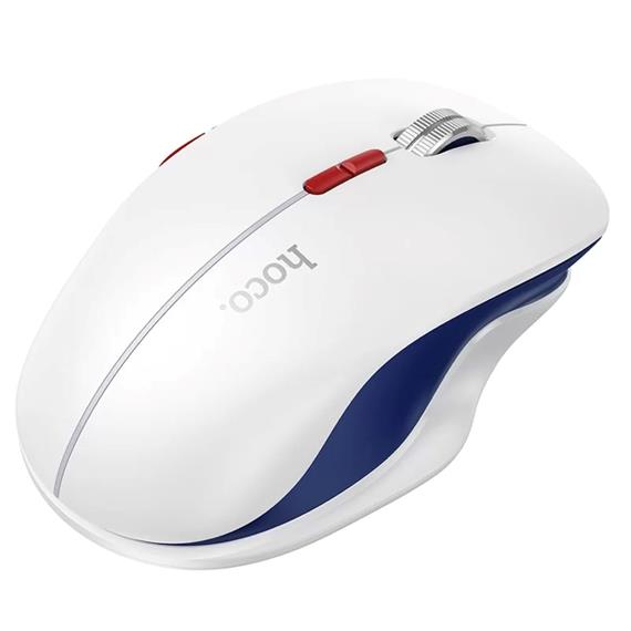 Hoco GM40 Ratón Bluetooth y 2.4Ghz Recargable Blanco