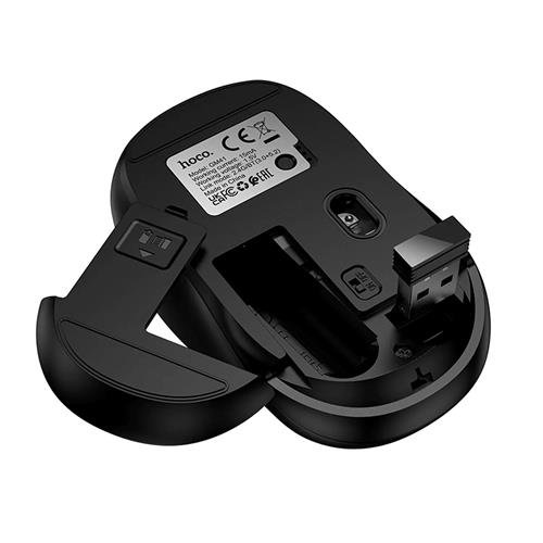 Hoco GM41 Ratón Bluetooth y 2.4G Negro Negro
