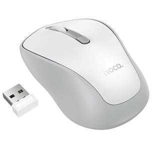 Hoco GM41 Ratón Bluetooth y 2.4G Blanco
