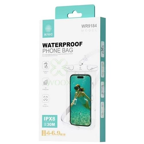 Ikrea WR9184 Funda con Correa Impermeable para móvil 4.0-6.9" IPX8