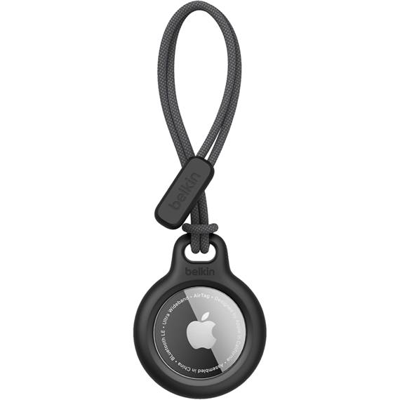 Belkin LLavero para Apple Air Tag Negro con Correa (F8W974BTBLK)