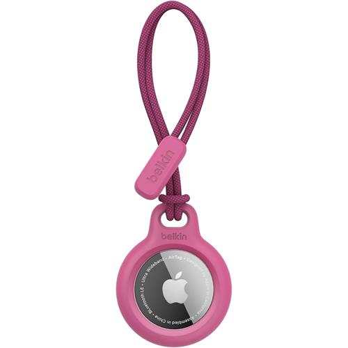 Belkin LLavero para Apple Air Tag Rosa con Correa (F8W974BTPNK)