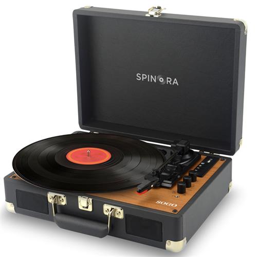 Sogo Tocadiscos con Bluetooth In/Out Reproduce 33/45/78 RPM  (TDA-SS-8645)