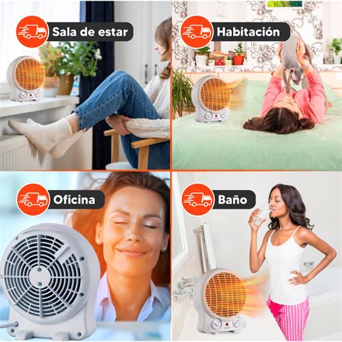 Sogo Termoventilador Redondo 2000W (CAL-SS-18306)