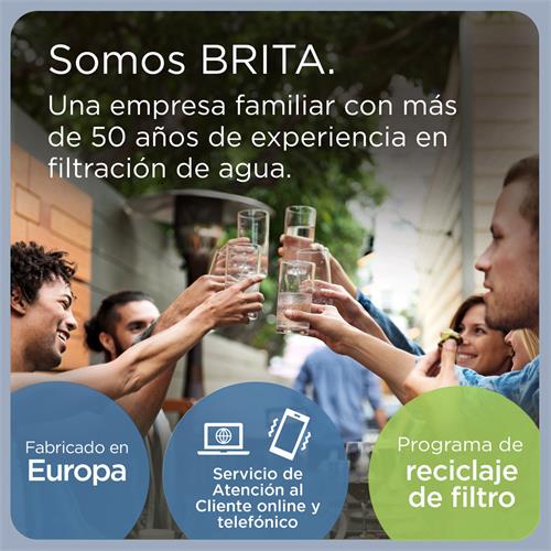 Brita Marella Jarra Filtrante 2.4L + 2 Filtros Maxtra Pro Azul