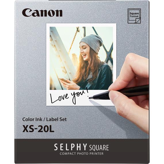 Canon Pack de papel y tinta XS-20L para Selphy Square QX10