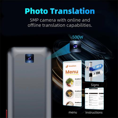 Valore Traductor AI con Pantalla 3.1", Cámara, 139 Idiomas y Chat GPT (AI001)