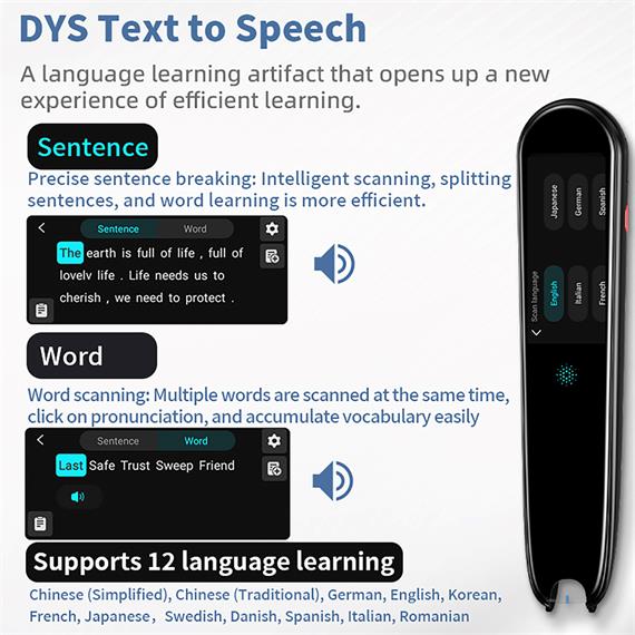 Valore Traductor AI con Pantalla 2,5", Scaner, 134 Idiomas y Chat GPT (AI002)
