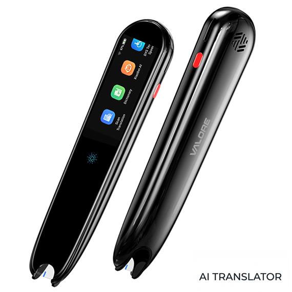 Valore Traductor AI con Pantalla 2,5", Scaner, 134 Idiomas y Chat GPT (AI002)