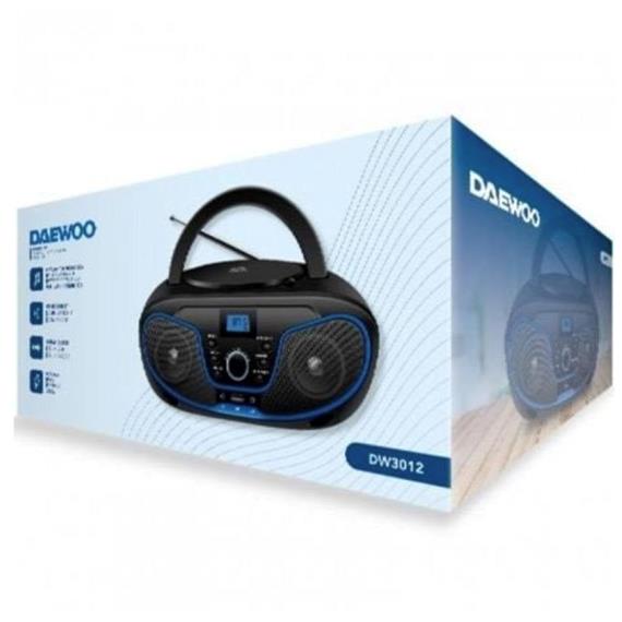 Daewoo DW3012 Radio CD, Bluetooth ,USB,  Ecualizador