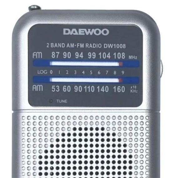 Daewoo DW1008SL Radio AM/FM Plata