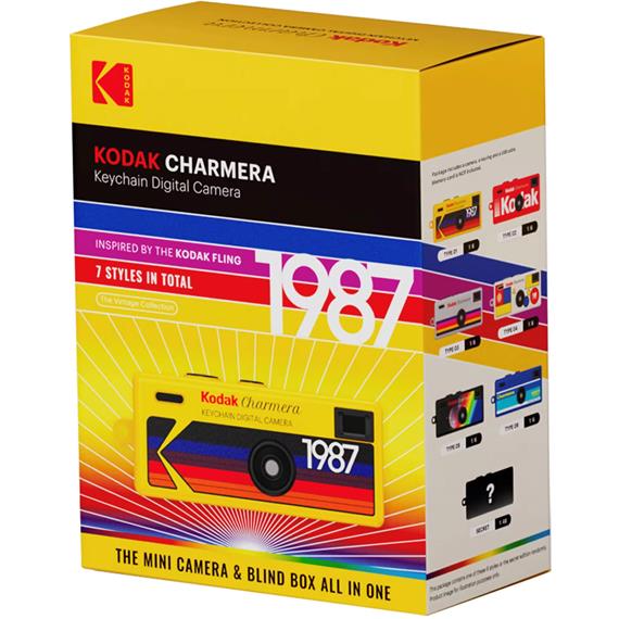 Kodak Charmera Mini Cámara Digital Llavero (RK0601) (1 Unidad Aleatoria)