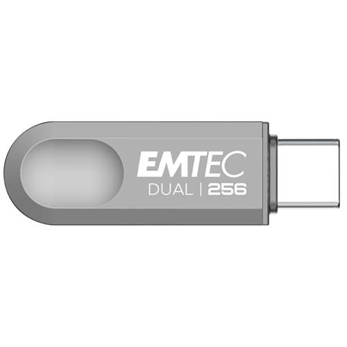 Memoria USB Dual 3.2 256GB USB-C y USB-A Emtec D280