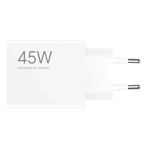 Xiaomi 45W Charging Turbo Power Cargador Intelingente USB-A Blanco