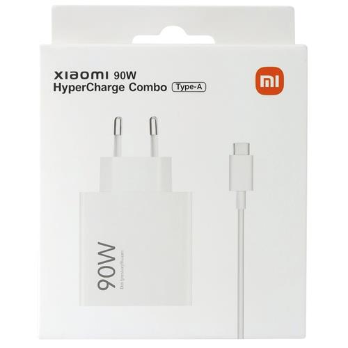 Xiaomi 90W Hyper Charge Cargador Inteligente USB-A con Cable (BHR07ZBEU)