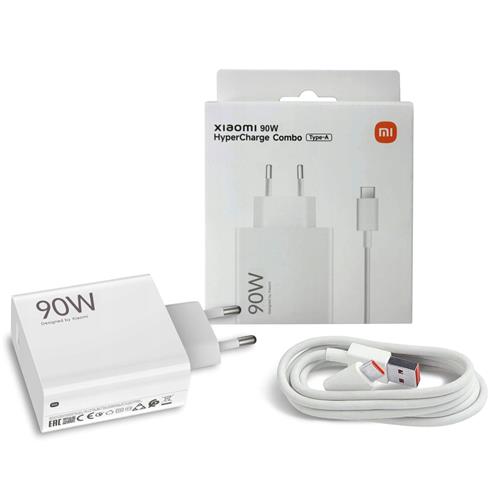 Xiaomi 90W Hyper Charge Cargador Inteligente USB-A con Cable (BHR07ZBEU)