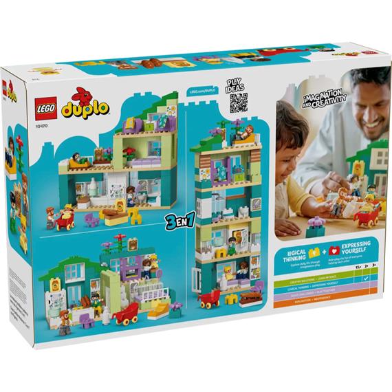 LEGO 10470 Casa Familiar Moderna 3 en 1 con Figuras