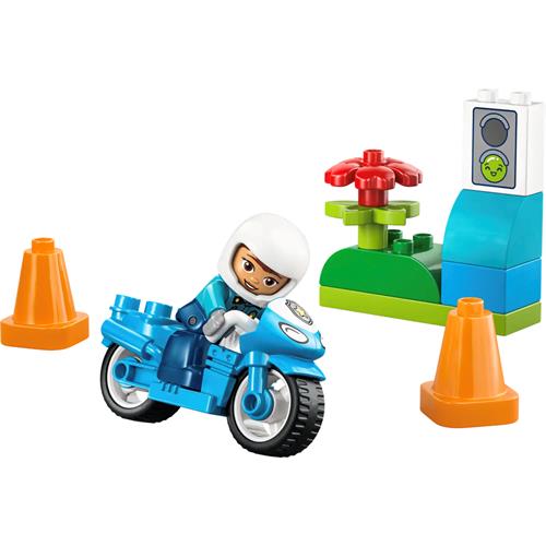 LEGO 10471 Moto de Policia Azul