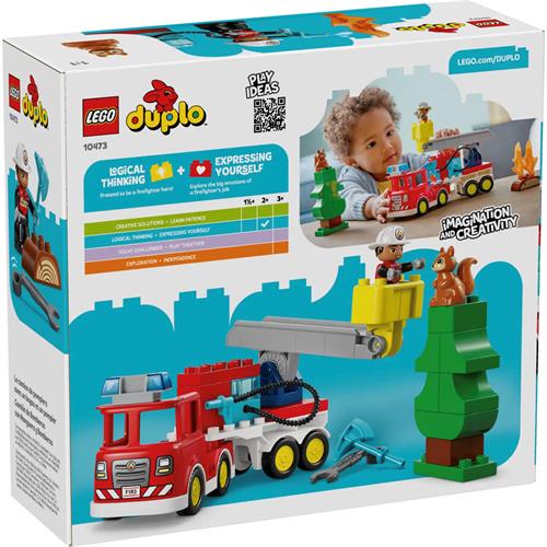 LEGO 10473 Camión de Bomberos con Manguera y Bomberos
