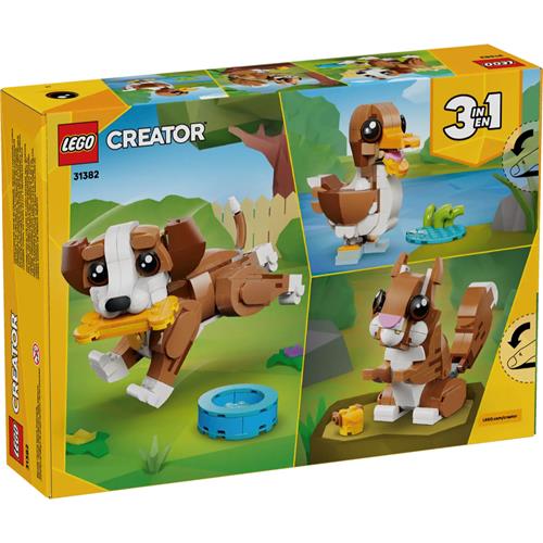 LEGO 31382 Simpáticos Animales: Cachorro Juguetón