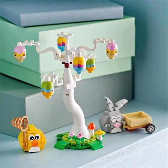 LEGO 40808 Búsqueda de Huevos de Pascua del Conejo y el Pollito