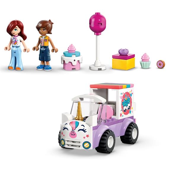 LEGO 42675 Coche Unicornio de Reparto de Pasteles