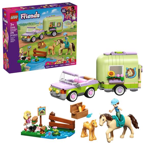 LEGO 42695 Remolque para Caballo y Potrillo