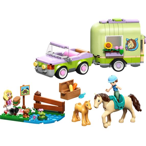 LEGO 42695 Remolque para Caballo y Potrillo
