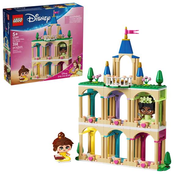 LEGO 43291 Mini Bella y Tiana con Castillo