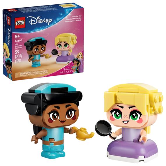LEGO 43303 Mini Jasmine y Rapunzel