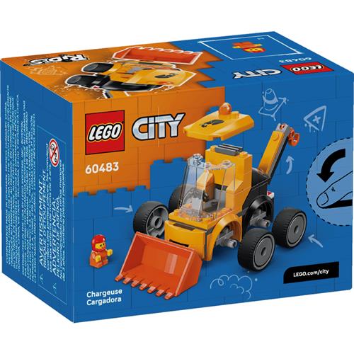 LEGO 60483 Vehículos: Cargadora de Obra