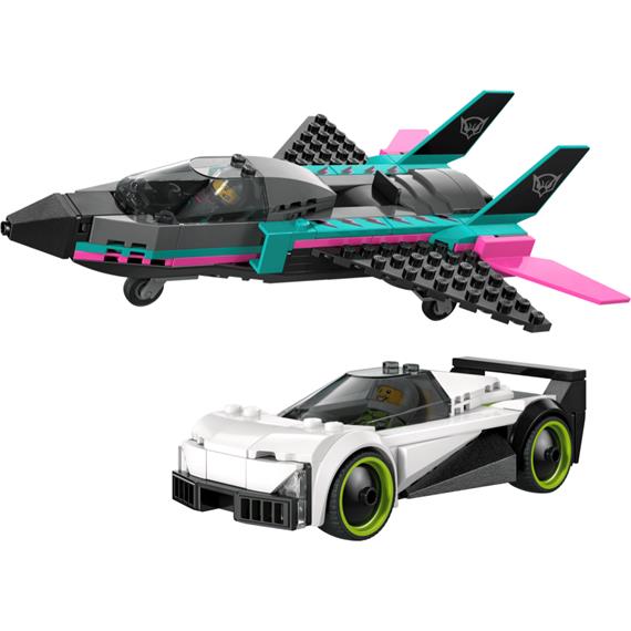 LEGO 60489 Jet versus Coche
