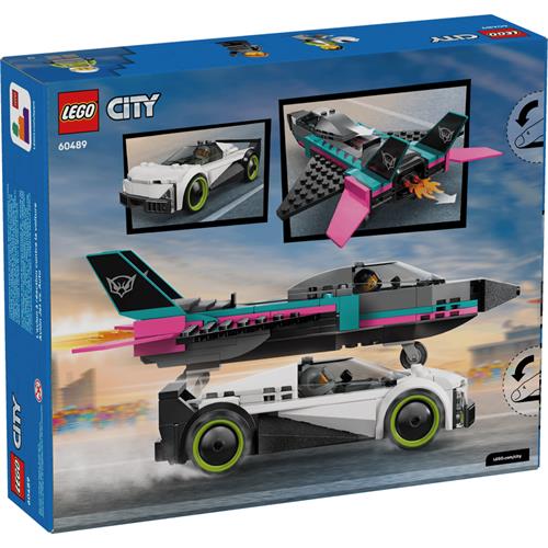 LEGO 60489 Jet versus Coche