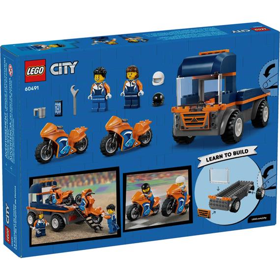 LEGO 60491 Camión de Transporte de Motos